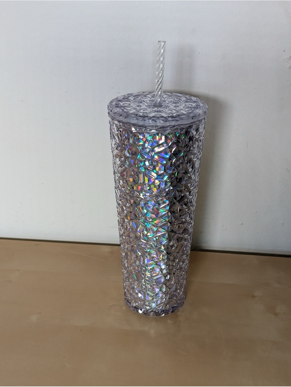 Starbucks Tumbler 2024/25 Venti Crystal Ice Diamond Finish Duel Chrome Color - Picture 3 of 7